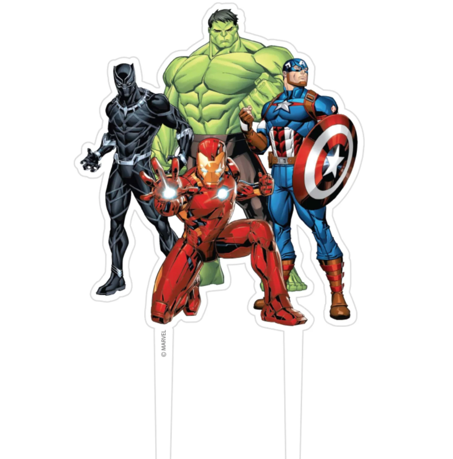 Avengers Super Heros - Cake Topper