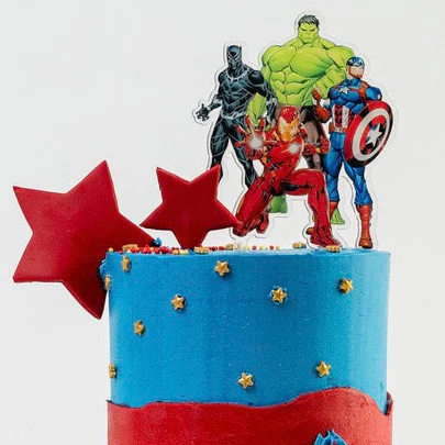 Avengers Super Heros - Cake Topper - Image 2
