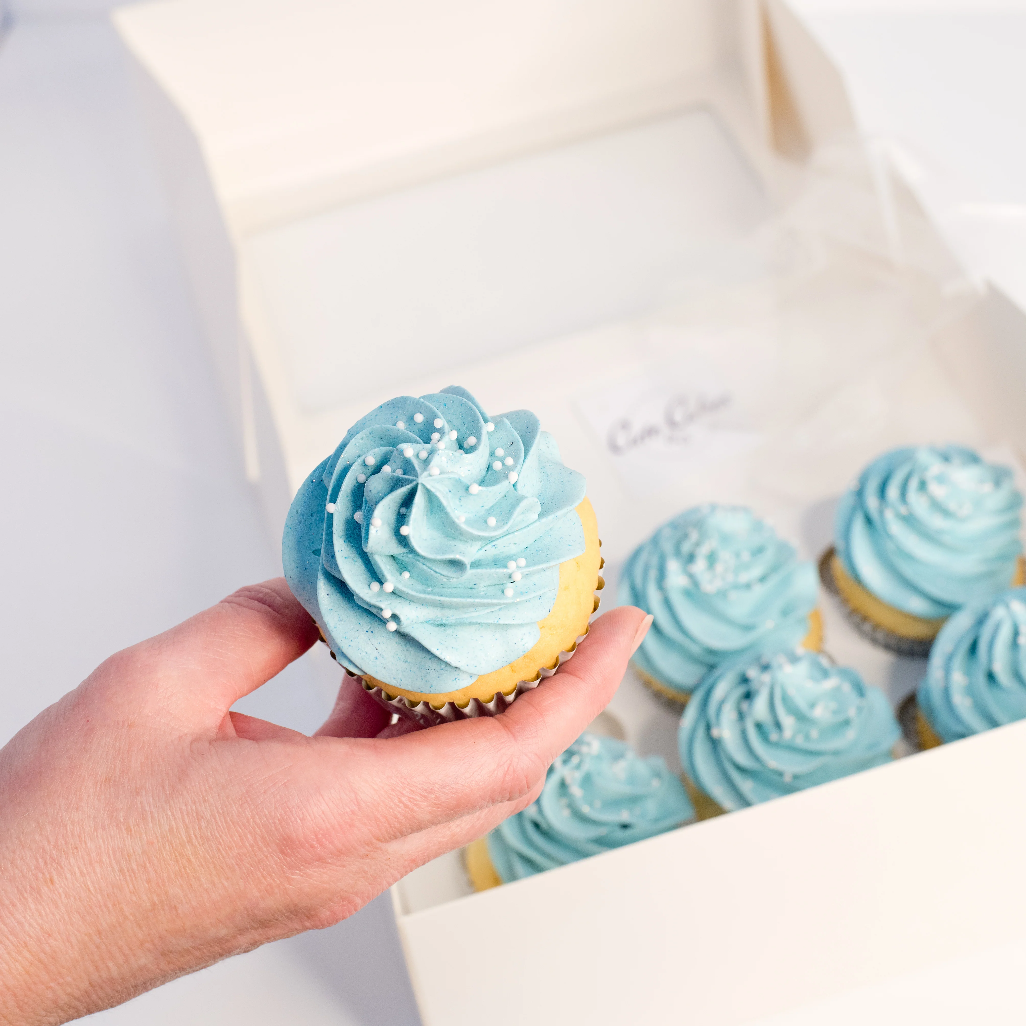Baby Blue Cupcakes - Image 3