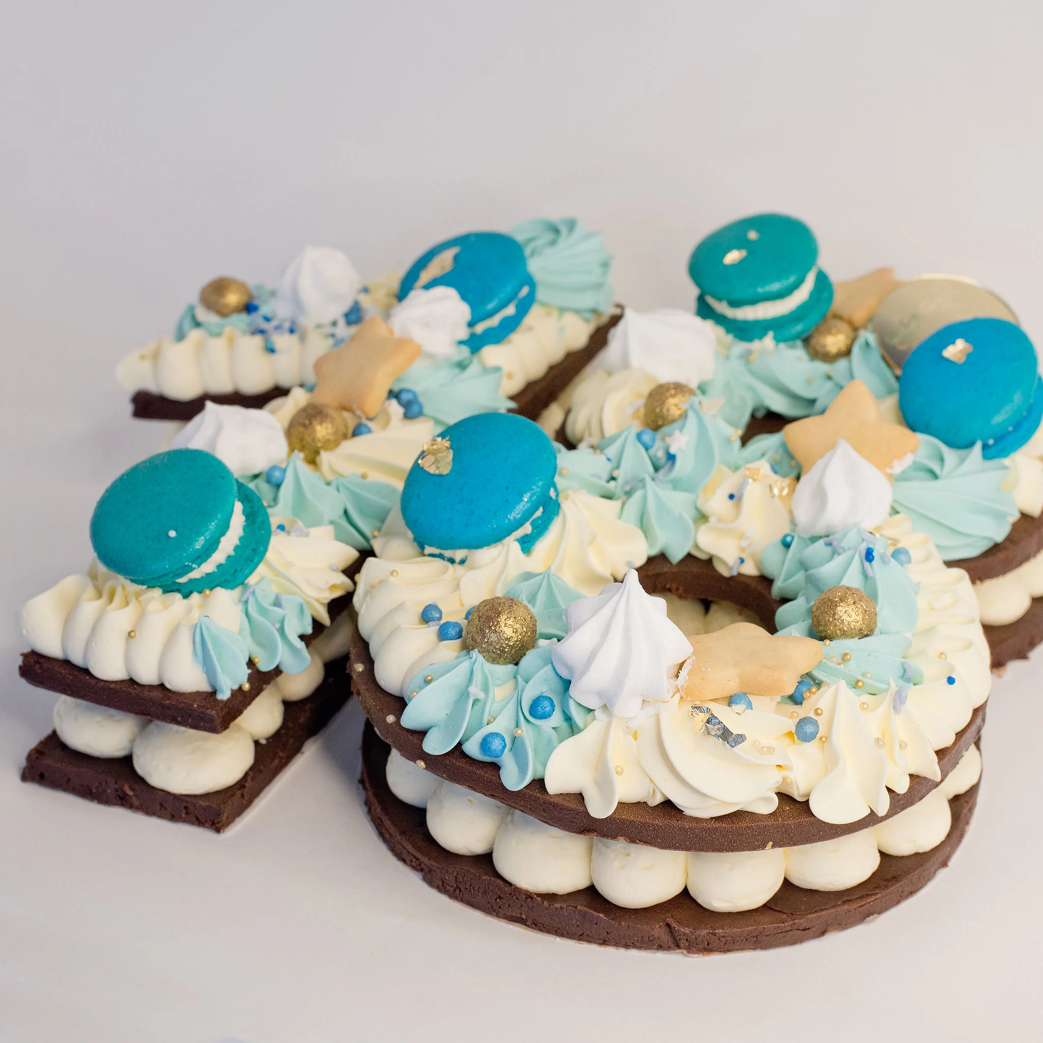 Grand  "Shades of Blues" -  Fudge Truffle Numbers - Image 3