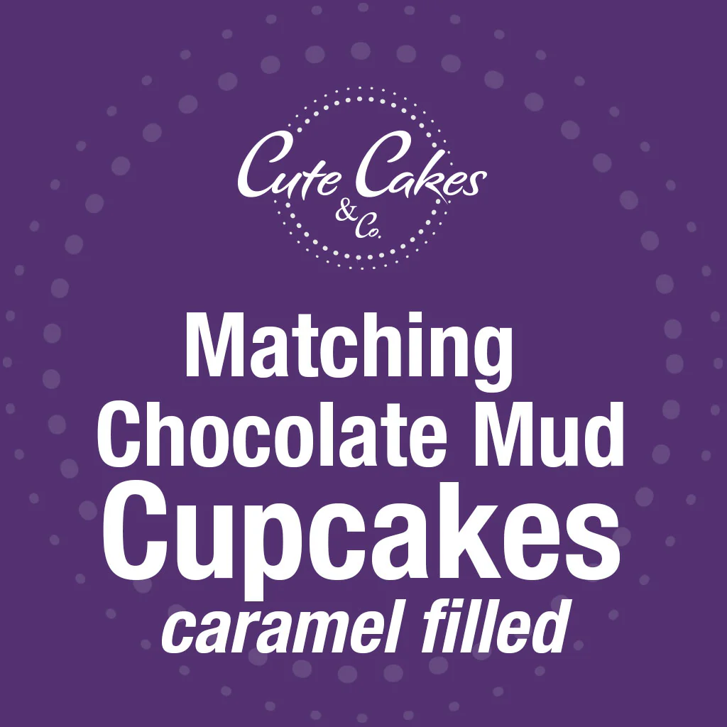 Matching Standard Size Chocolate Cupcake - 12pk (Caramel filled)