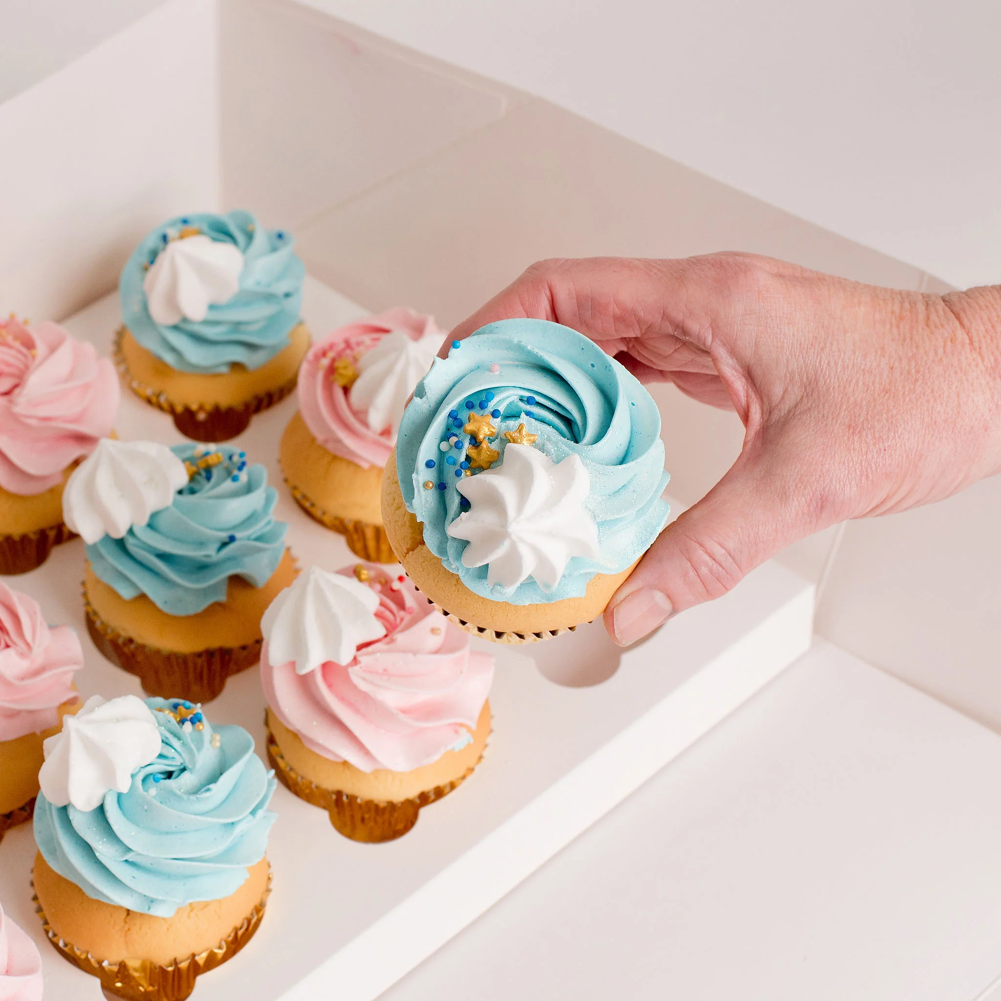 Pink & Blue Cupcakes - Image 2