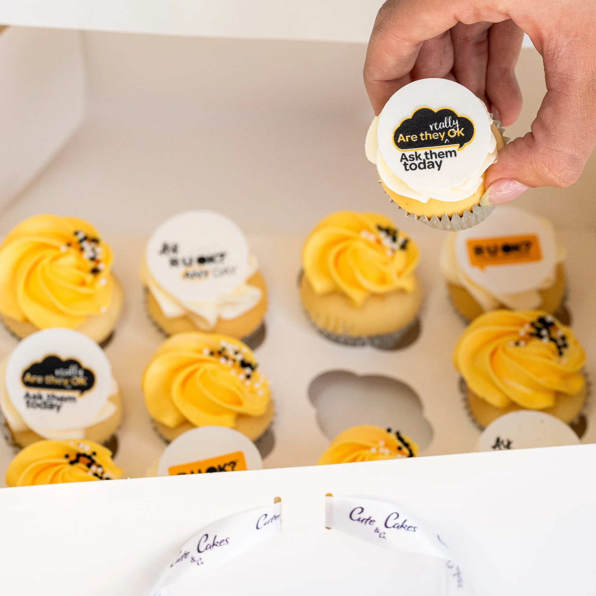 R U OK Day Mini cupcakes - Image 4