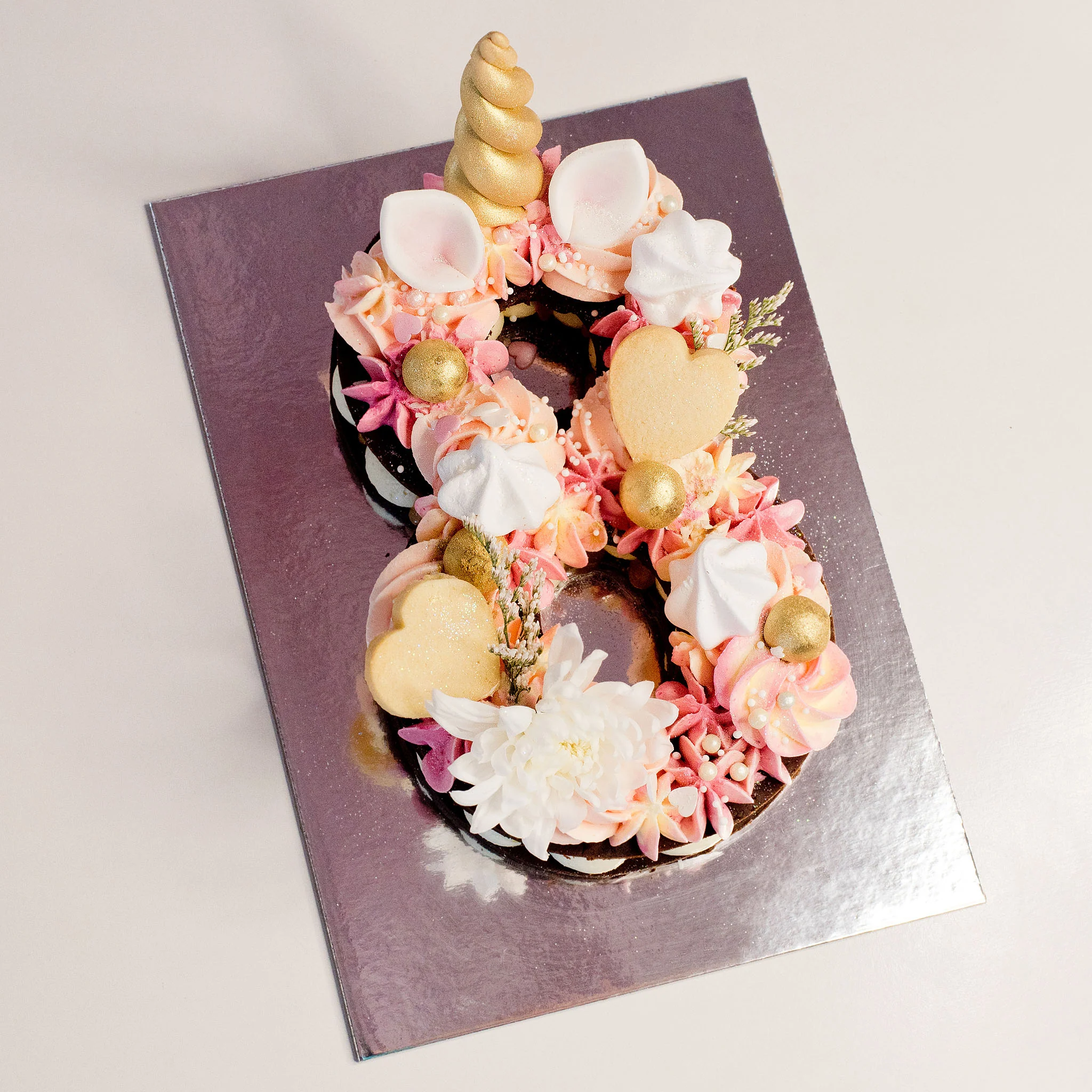 Unicorn Number Cakes (Grand Choc-fudge) - Image 3
