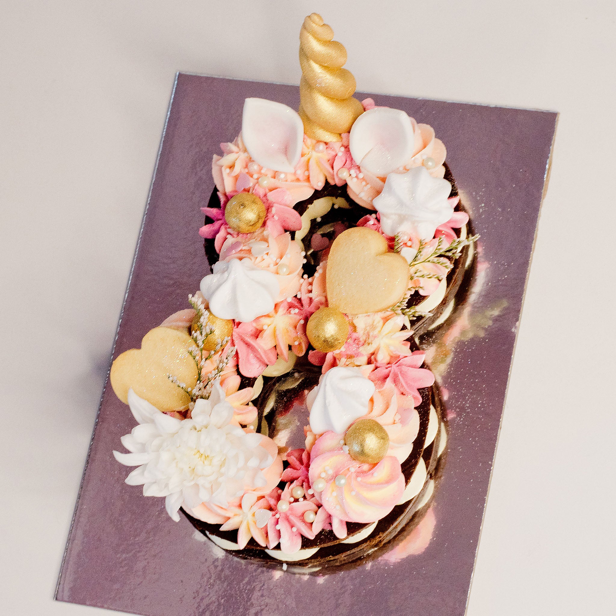 Unicorn Number Cakes (Grand Choc-fudge) - Image 4