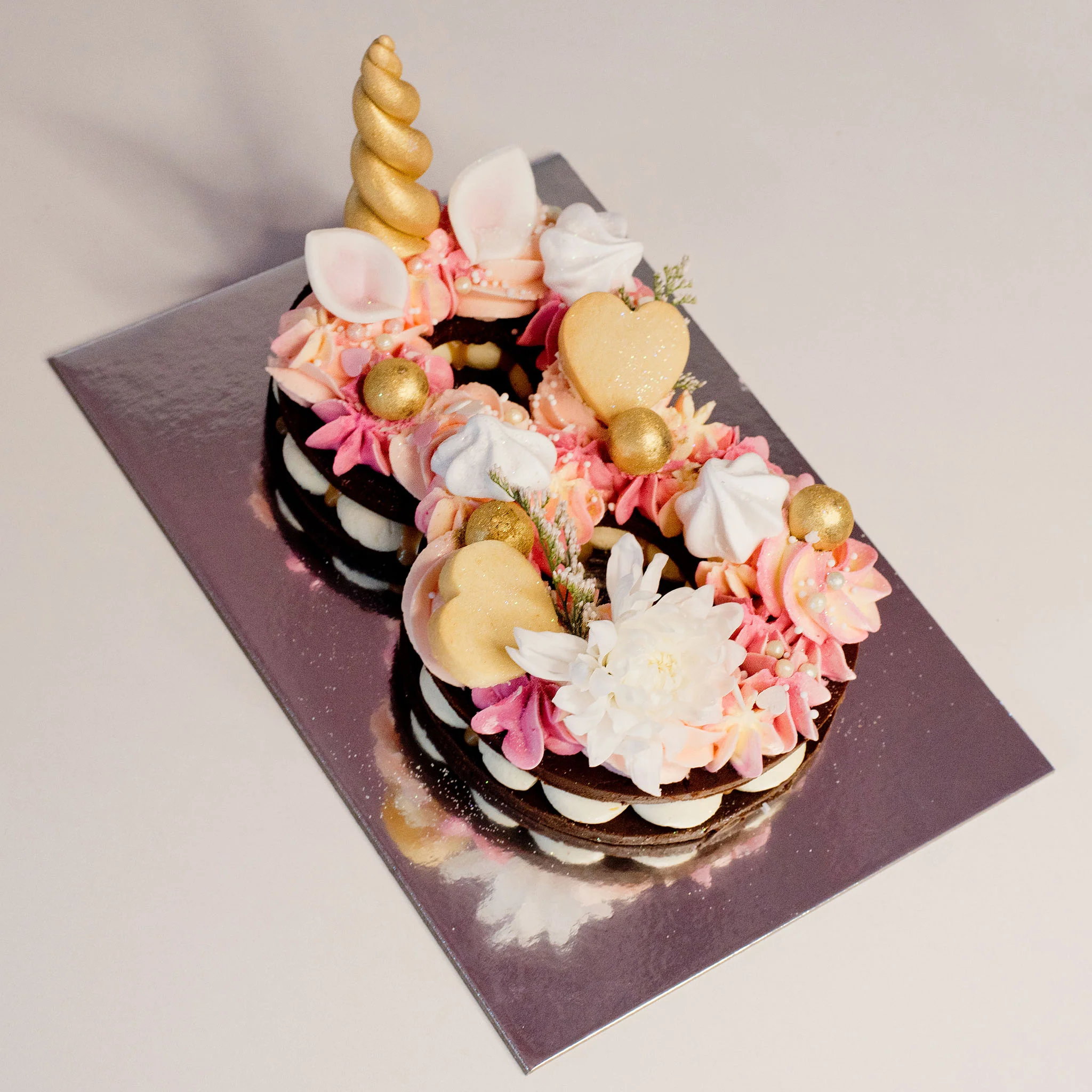 Unicorn Number Cakes (Grand Choc-fudge) - Image 5