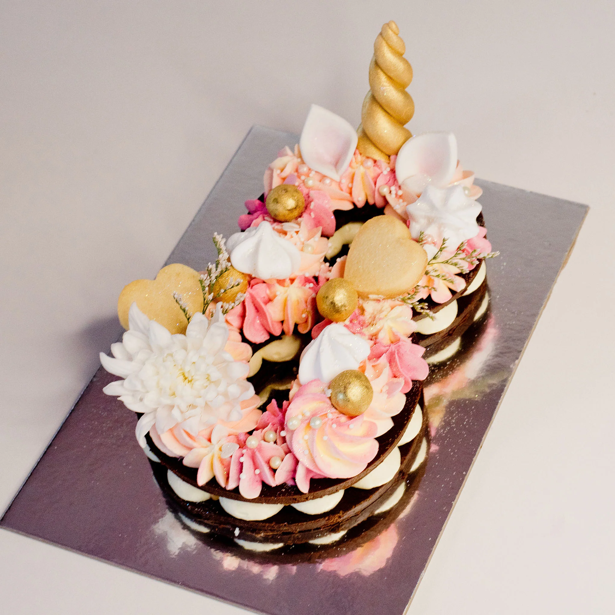 Unicorn Number Cakes (Grand Choc-fudge) - Image 6